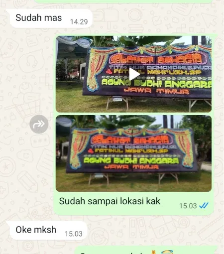 Pengiriman Papan Bunga Pasarbatang Brebes