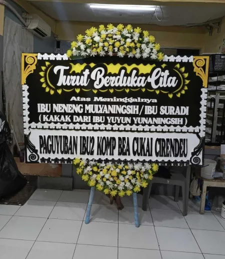 Papan Bunga Duka Pasarbatang Brebes